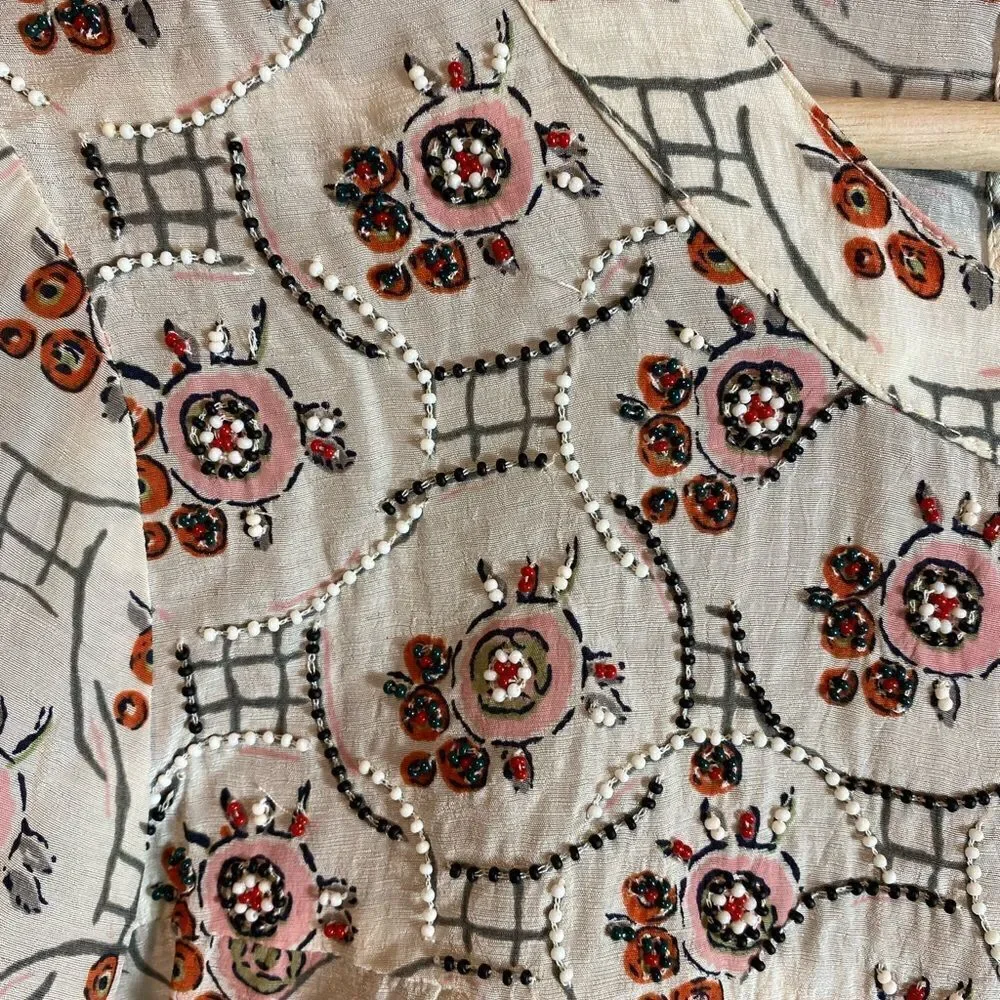 Floreat beaded peasant blouse - Picture 5 of 9